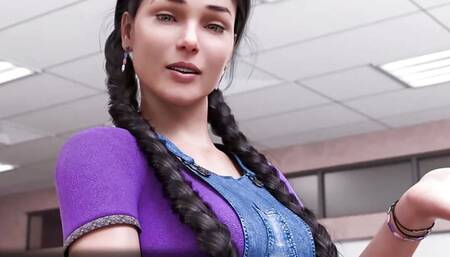 Milfs of Sunville #4 - Johannes played with himself in the shower ... Johannes imagined Mrs. Morris in her underwear while paint