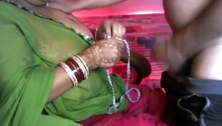 Desi Sexy Hot Village Erotic Girl Tied the Boy's Cock and Dominated the Boy and Became Like the Mistress of Girl Sex.