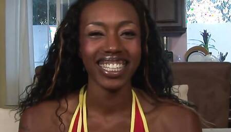 Sexy ebony hottie Rocey Rae fucked by Rico Strong