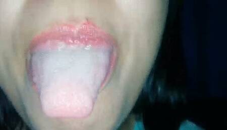 My tongue is white