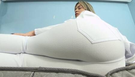 NICE BLOND NURSE FARTING FOR YOU PART 2 BY SCARLET WHITE CAM BY DANI FULL HD