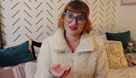 Fluffy Coat Cum Eating Instruction