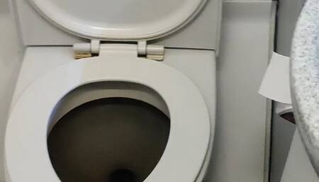 Pee Piss Pissing Desperately during the flight