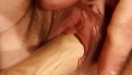 Good looking French lady gets destroyed by two hard and loaded cocks