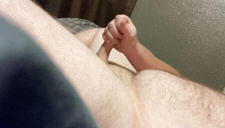 Jerking my pretty cock after work