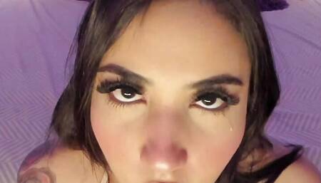 Are you sure you're going to give me all your cum daddy? I'm going to suck your cock until you come in my mouth!