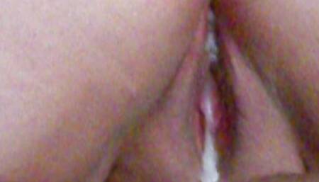 First 2 times I let neighbour fuck my tight pussy bareback and I get premature creampie with no contraception and pregnancy risk