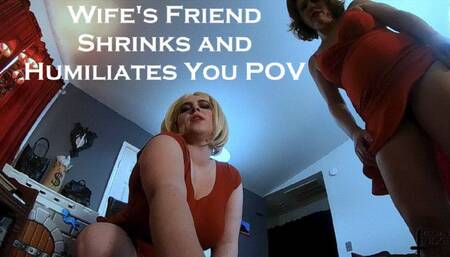 Wife's Friend Shrinks and Humiliates You POV WMV - A Giantess Shrinking Fantasy With Evangeline von Winter and Jane Judge