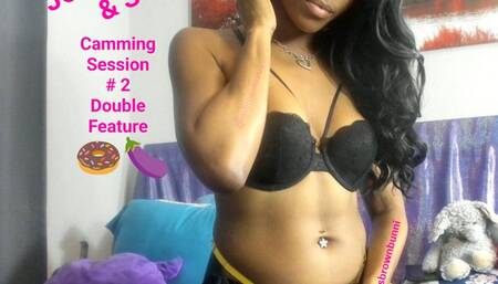 JOI, Cock Rating's, and Strap On's Camming Session #2 Double Feature