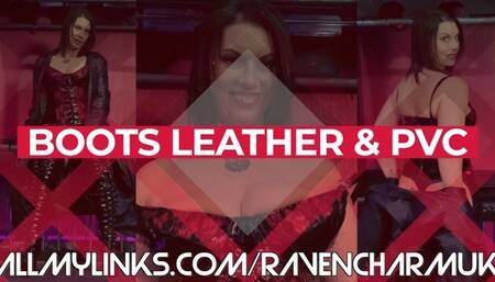[058] Boots Leather and PVC