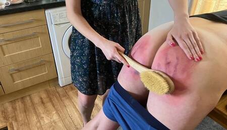 Miss Iceni instructs Matilda how to deal with Brother in law Part 4 the bath brush