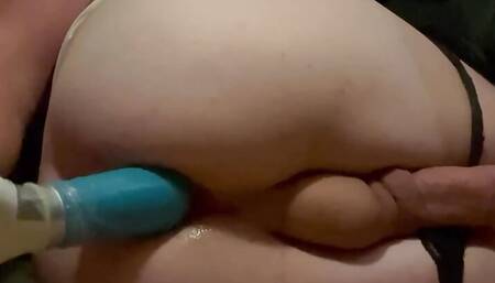Fucking my big feminine ass untill I cum, largest toys i've had 1
