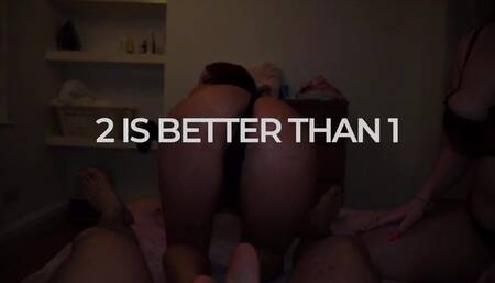 2 Teens Better Than 1 Rough Threesome
