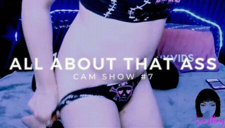 CAM SHOW 7 ALL ABOUT DAT ASS W MUSIC Lola Minaj Trans Ass Fetish Cam Show