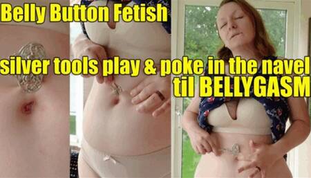 Belly Button: Silver Tools Play, Poke in the Navel til BELLYGASM (720p)