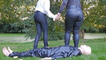 ON LATEX BENCH AT THE SUNSET