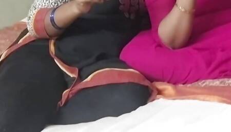 Indian XXX threesome sex with wife's best friend dirty hindi voice porn