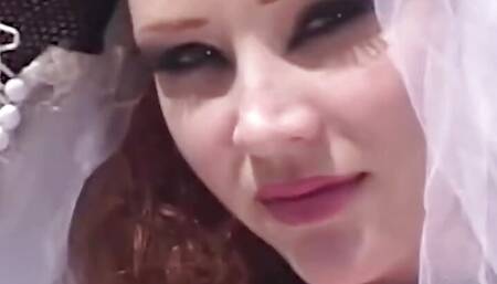 Naughty Runaway Bride Goes to Her Hung Lover for One Last Nasty Anal Adventure