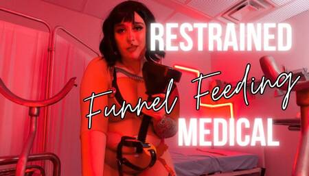 Restrained Funnel Feeding - Encouraged Medical Weight Gain Made to Gain Feedism Weight Nurse Alara Goddess Glutton