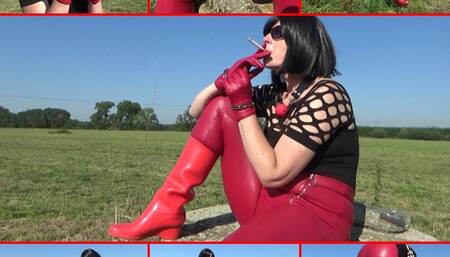 Smoking cigarette in handcuffs 48