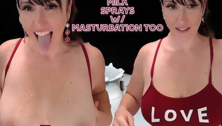Milk Sprays w Masturbation too