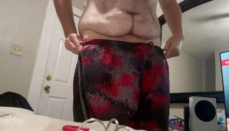 Daddy Strips  After A Long Day At Work