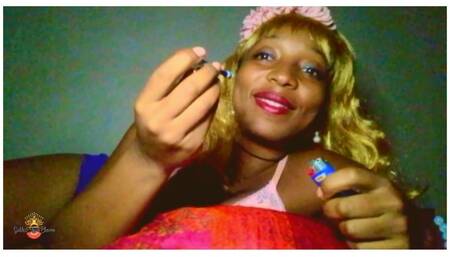 Ebony Goddess Smoke Session