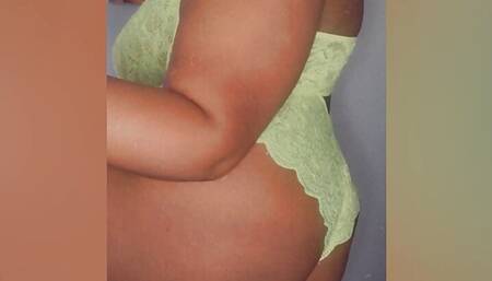 Trina showing off her sexy Yellow piece , Compilation , Ebony Booty Worship