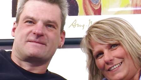 German wife next door wants try mmf threesome at amateur casting