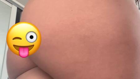 naked facesitting and stinkface POV