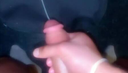 Cum in my own mouth and fuck my ass with Two dildos