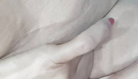 Squirt while talking to a friend...