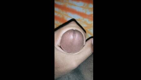 Solo masturbating in the bed and cumming The Dick Of Sanju