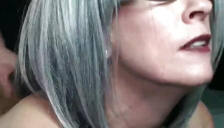 Lonely Chain Smoking GILF Seduces Step-grandson