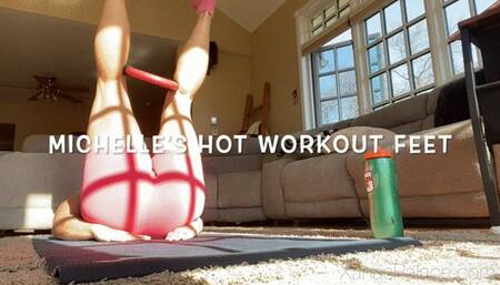 Michelle's Hot Workout Feet