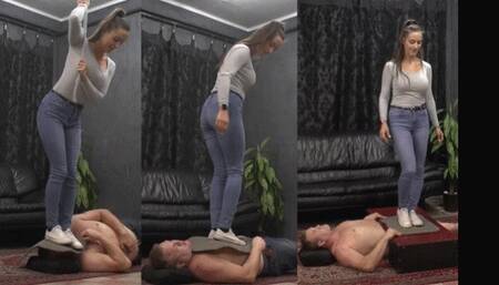 Under Mistress Amanda's doormat is the servant Pack 3in1!