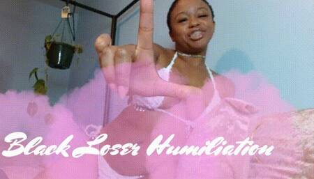 Cam Show: Black Loser Humiliation