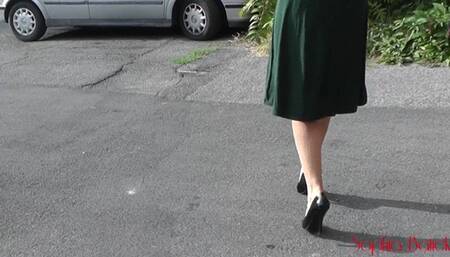 Crank with black polished pupms