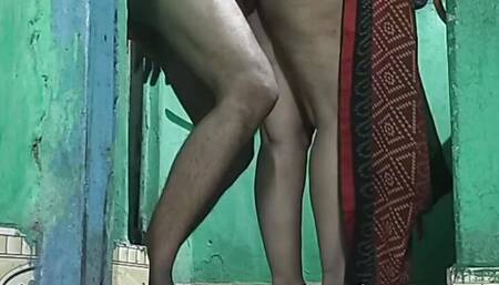 My Indian stepson hard fuck me in kitchen