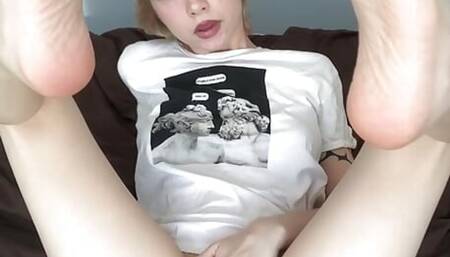 Deep Blowjob from Cute Sexy Blonde
