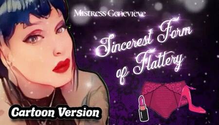 1 CARTOON VERSION-Sincerest Form of Flattery- Gender Transformation Feminization Sissy Makeover Crossdressing