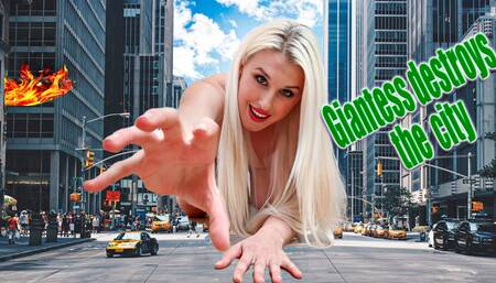 Giantess Destroys your City 4K