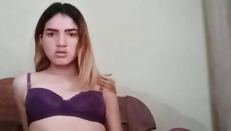 Schoolgirl using her dildo all the way imagining it's you