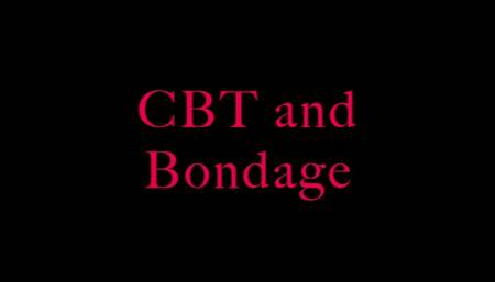 CBT in Bondage and Straitjacket