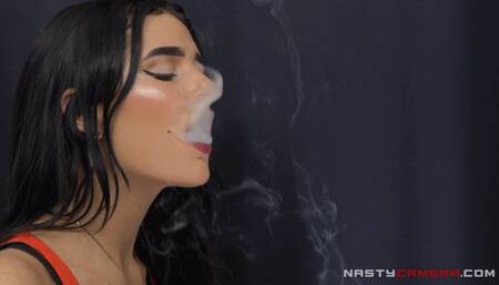 Gina - an avid exotic smoker (4K)