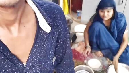 Naughty indian desi wife with cooking part 2 By -Vinodshorts
