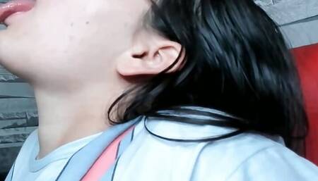 I give him the best blowjob of his life, until he comes very hard