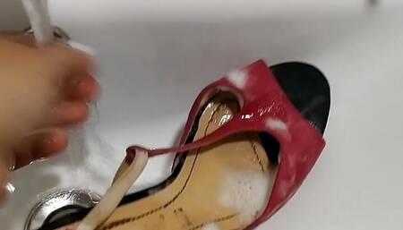 Feet Fetish Mum Nikita Washes Dirty Shoes And Walks Them Around