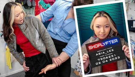 Tiny Asian Babe Asia Lee Gets Interrogated Before Taking The Security Officer's Cock - Shoplyfter