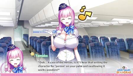 Ep61-1: In-flight Sex Trio Flight Attendant Service - Oppai Ero App Academy